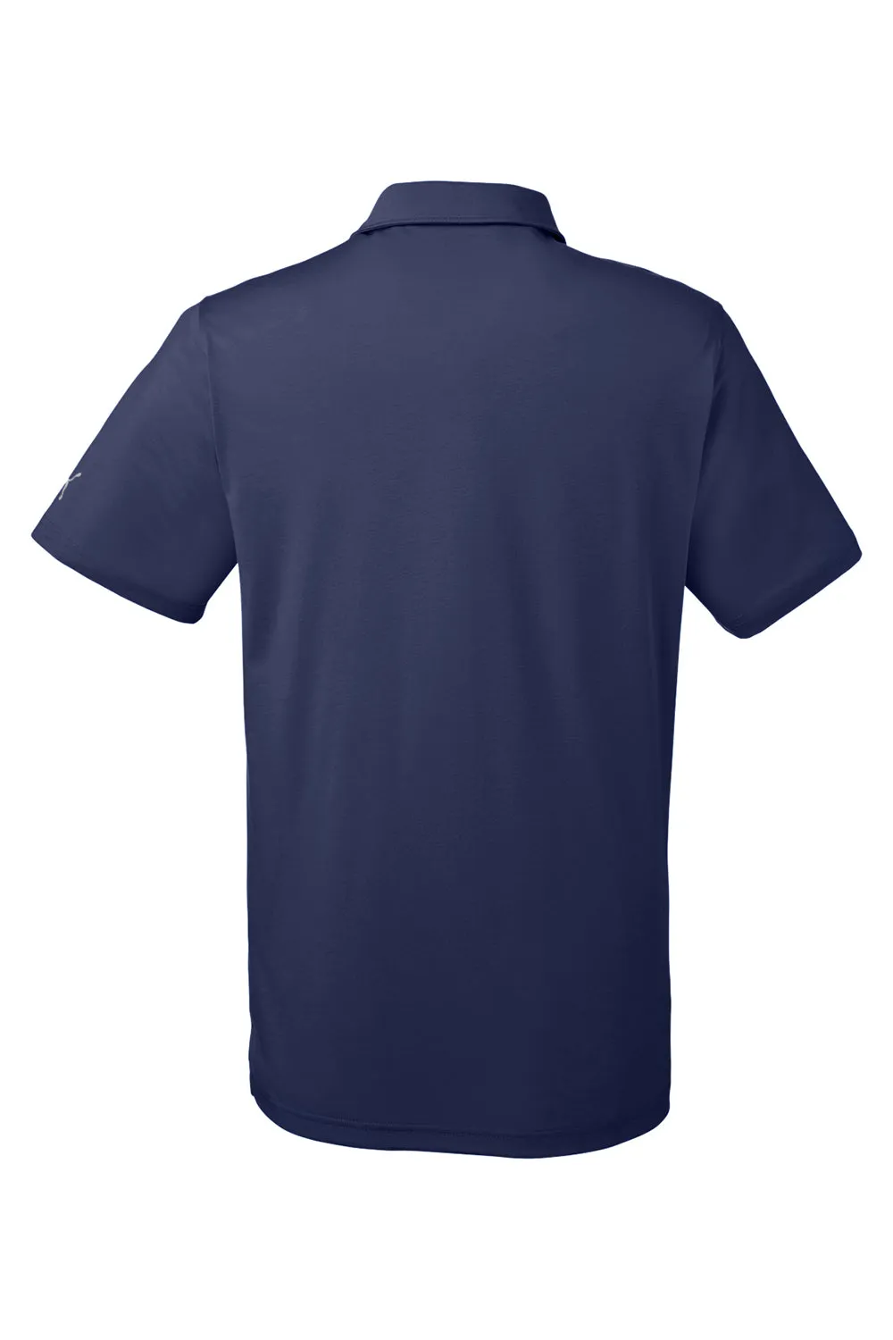 Puma Mens Fusion Performance Moisture Wicking Short Sleeve Polo Shirt - Peacoat Blue