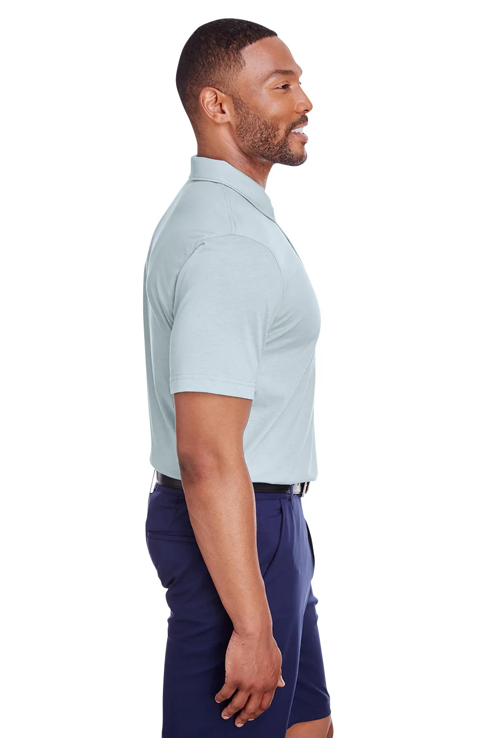 Puma Mens Fusion Performance Moisture Wicking Short Sleeve Polo Shirt - Quarry Grey
