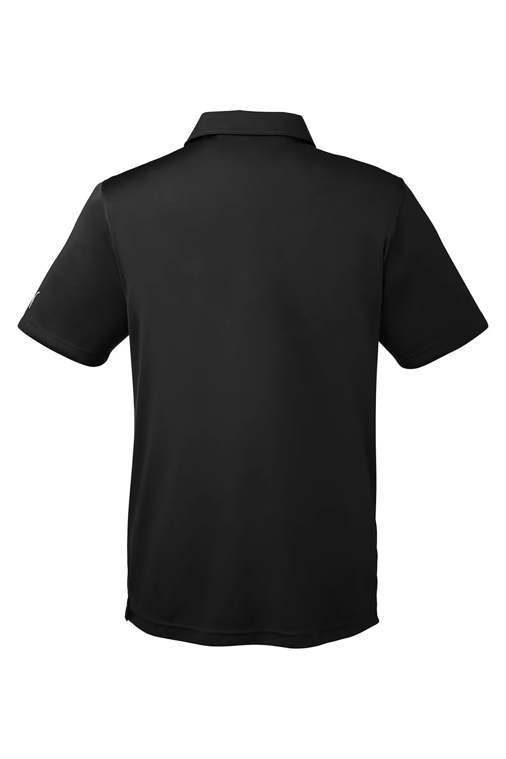Puma Mens Icon Performance Moisture Wicking Short Sleeve Polo Shirt - Black