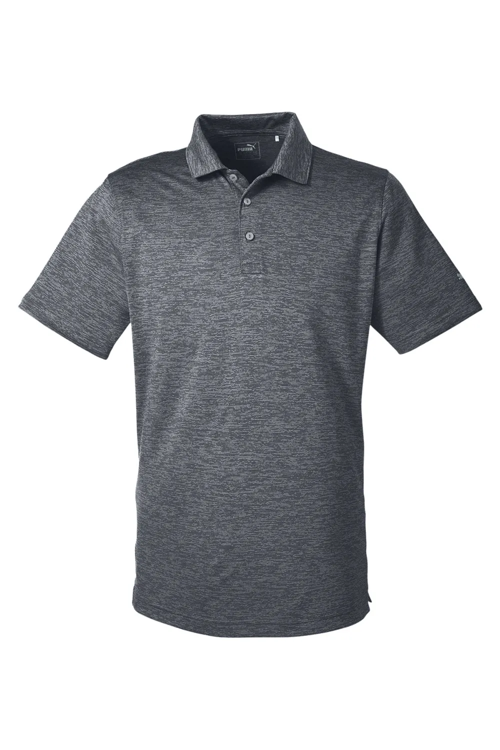 Puma Mens Icon Performance Moisture Wicking Short Sleeve Polo Shirt - Black