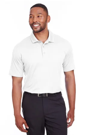 Puma Mens Icon Performance Moisture Wicking Short Sleeve Polo Shirt - Bright White