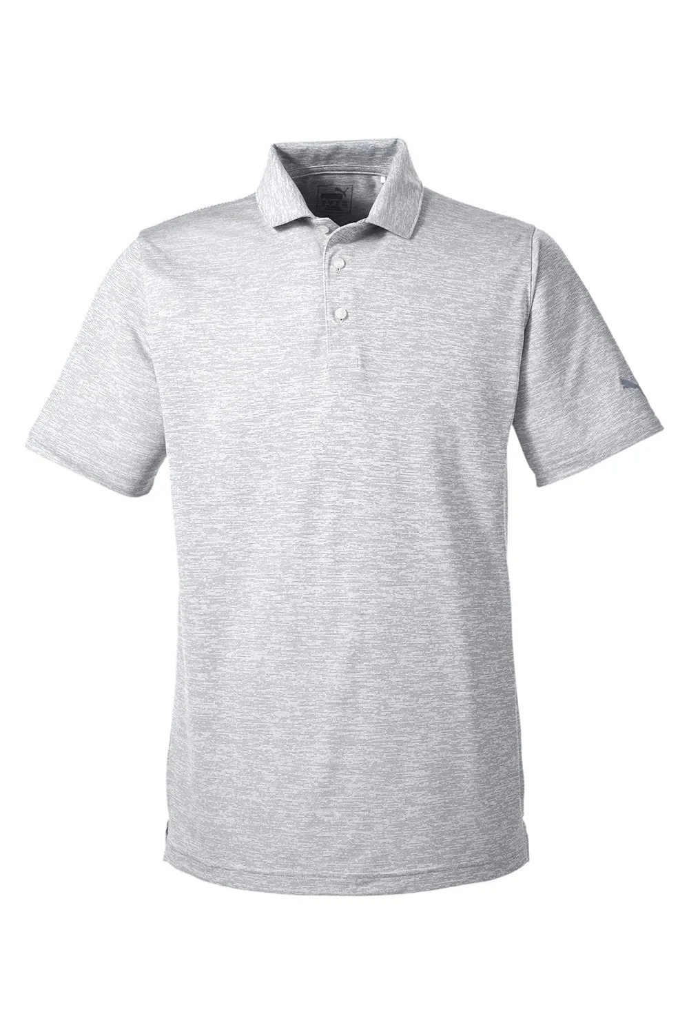 Puma Mens Icon Performance Moisture Wicking Short Sleeve Polo Shirt - Bright White