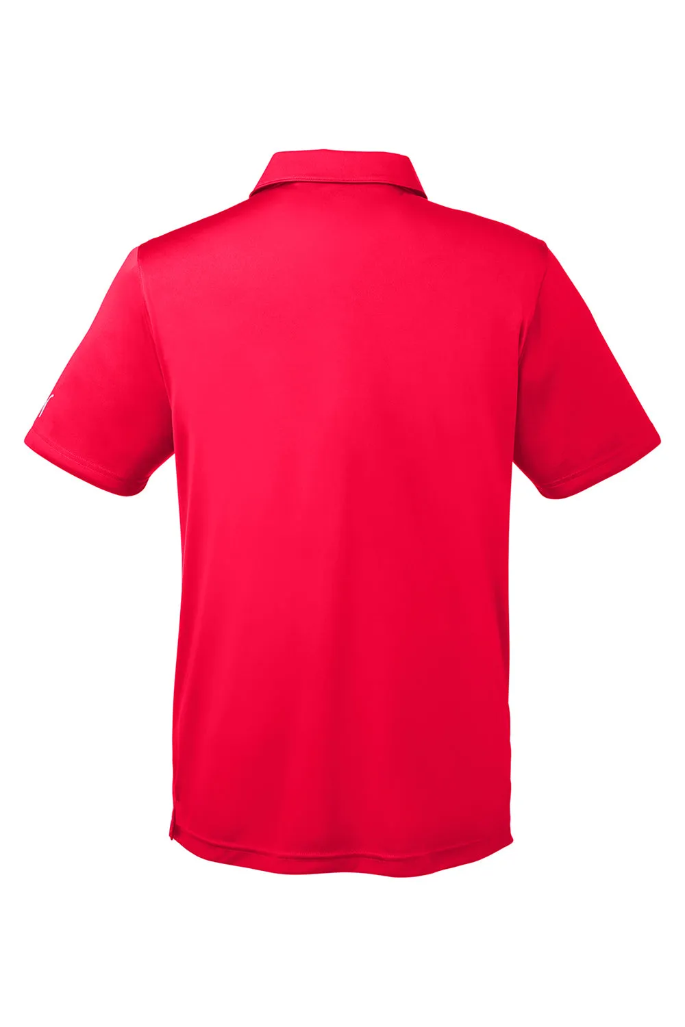 Puma Mens Icon Performance Moisture Wicking Short Sleeve Polo Shirt - High Risk Red