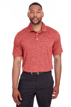 Puma Mens Icon Performance Moisture Wicking Short Sleeve Polo Shirt - High Risk Red