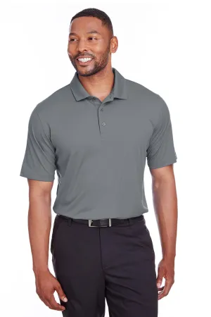 Puma Mens Icon Performance Moisture Wicking Short Sleeve Polo Shirt - Quiet Shade Grey