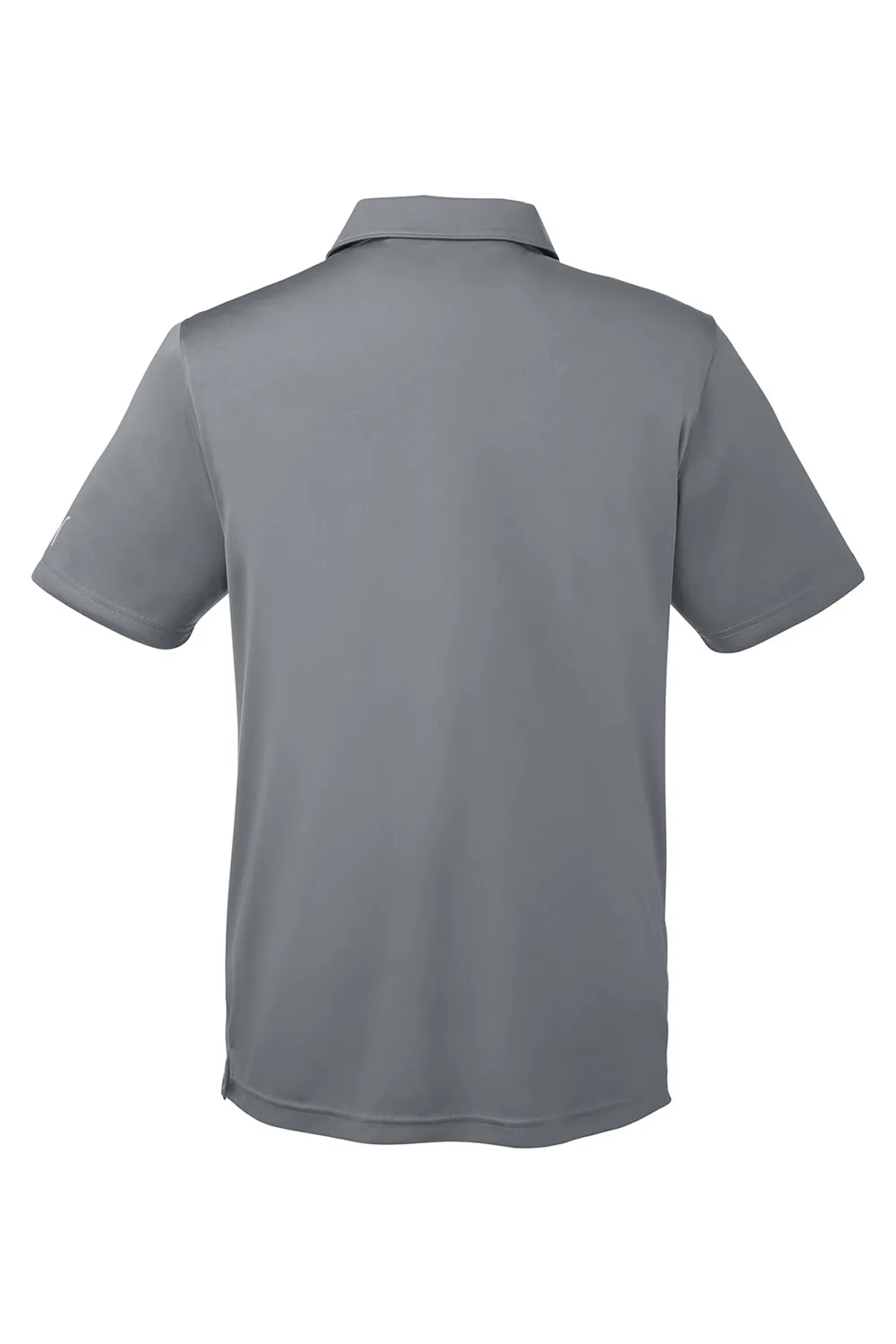 Puma Mens Icon Performance Moisture Wicking Short Sleeve Polo Shirt - Quiet Shade Grey