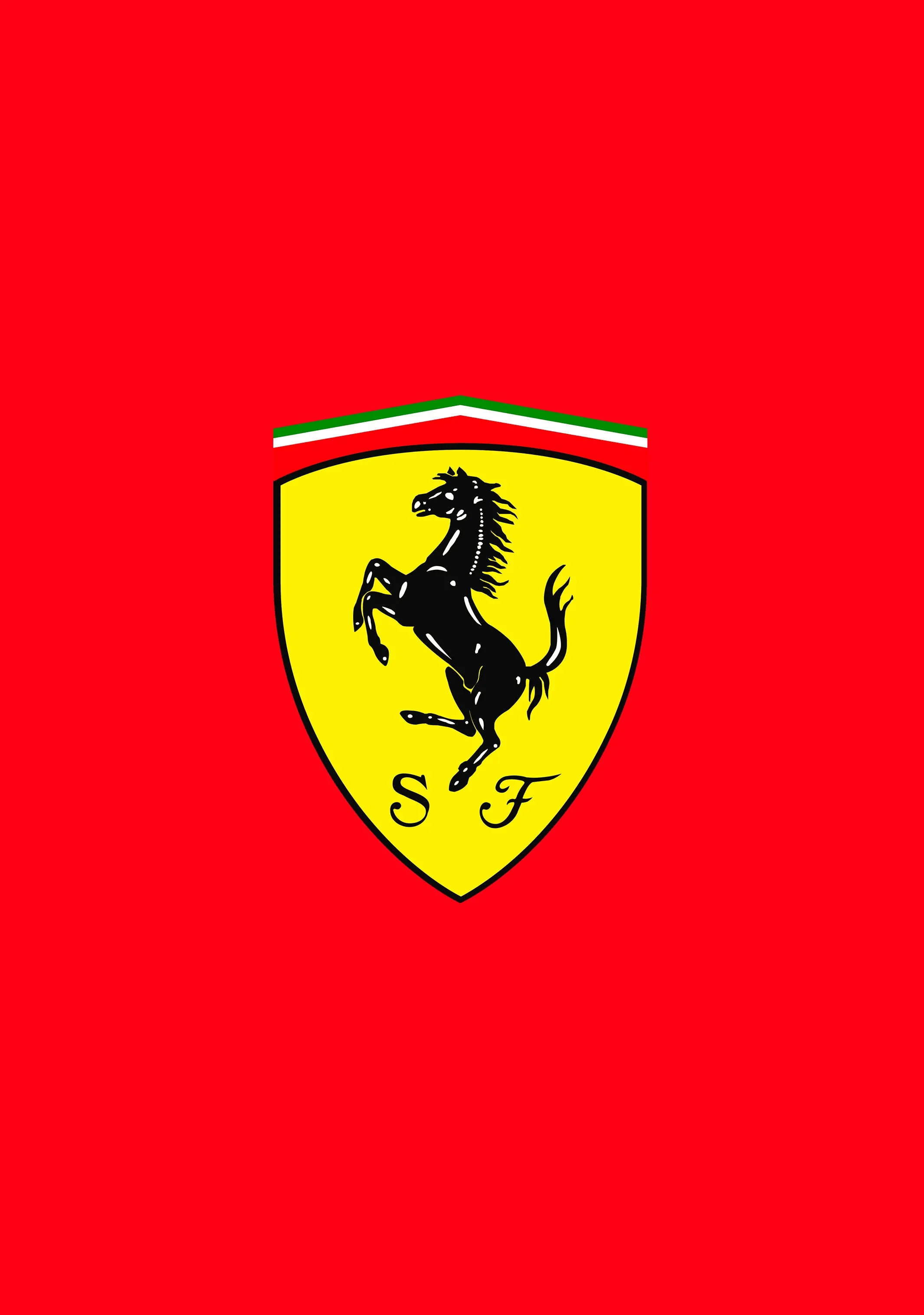 Puma Scuderia Ferrari Men's Race Coloured Big Shield T-Shirt
