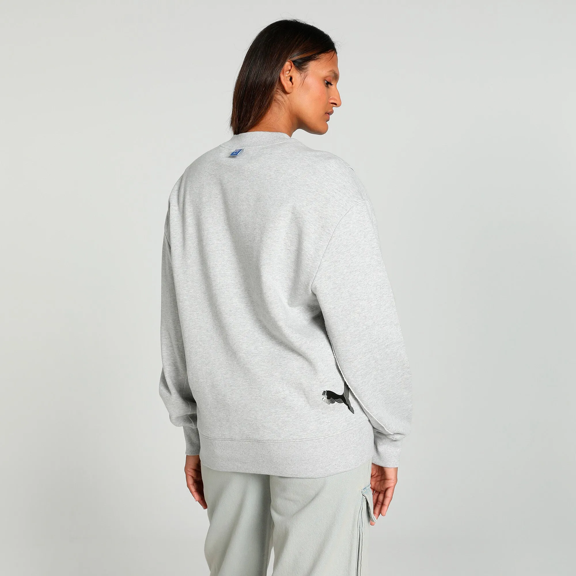 PUMA Women's Cherry On Top Graphic Basketball Crew Sweat Shirt