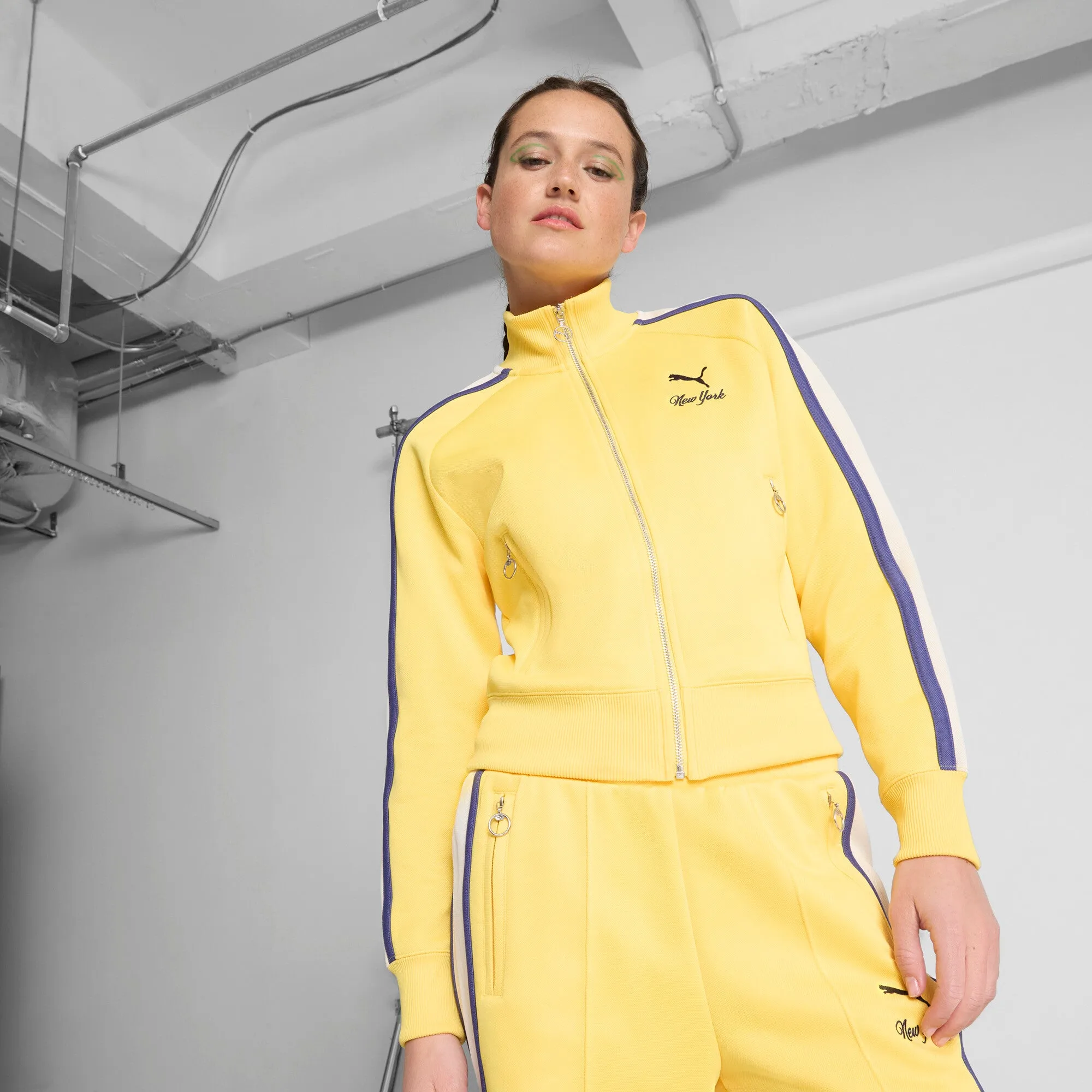 PUMA Women's T7 Bright Lights NYC Flagship Track Jacket