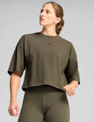 Puma x Hyrox Oversized Tee - Loden Green
