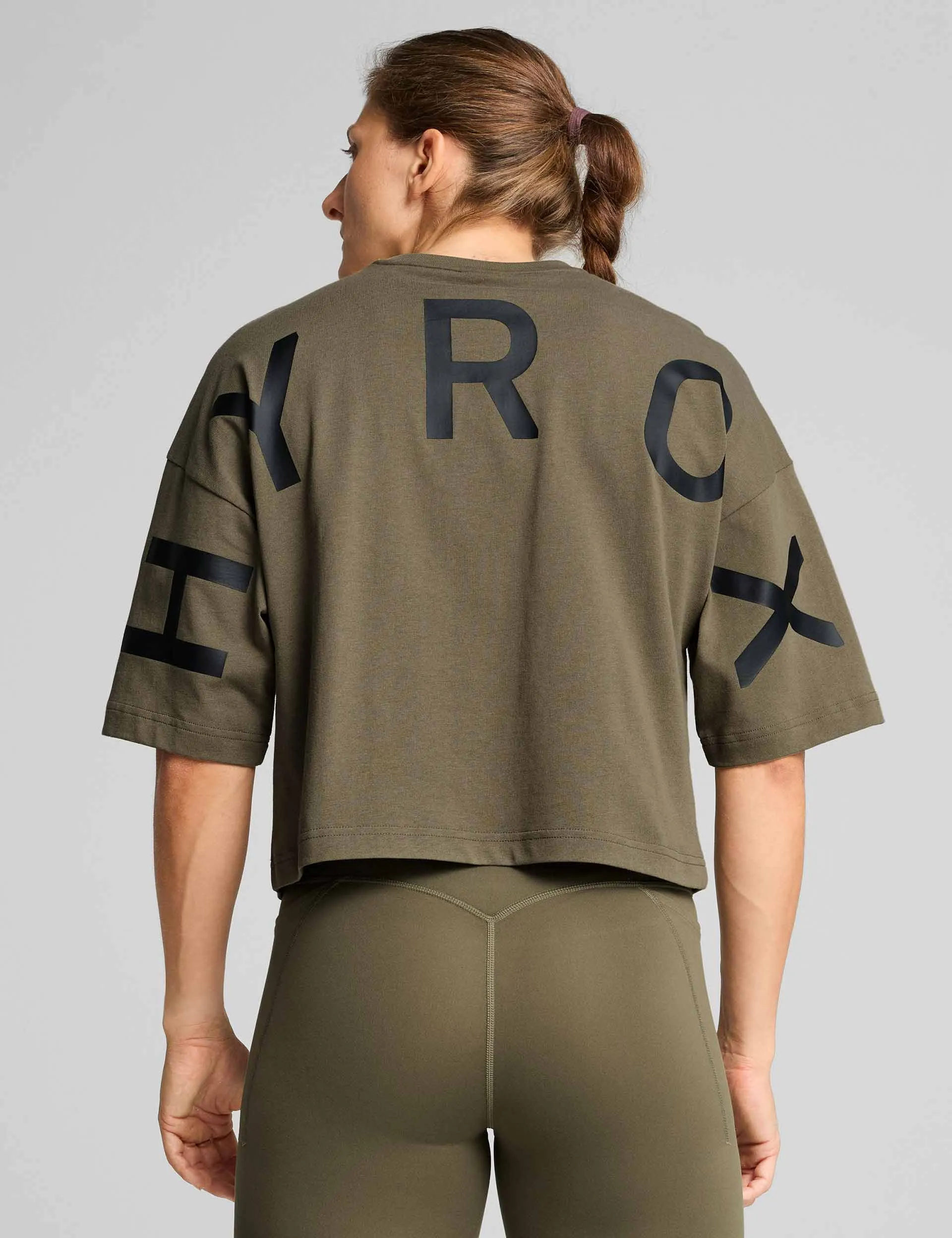 Puma x Hyrox Oversized Tee - Loden Green