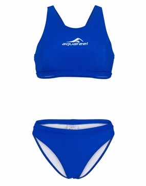 Racerback Bikini Set - Royal Blue aquafeel swimming gear, aquafeel performance swimwear