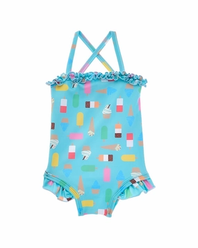 Rachel Riley Ice Lolly Swimsuit cute swimsuits for teen girls, modest teen swimwear