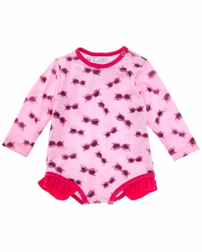 Rachel Riley Sunglasses Frill Rash Guard cute swimsuits for teen girls, modest teen swimwear