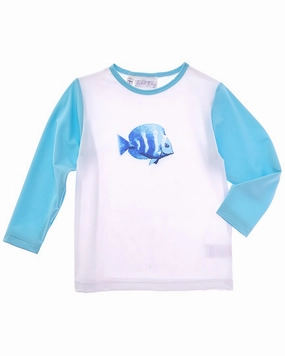 Rachel Riley Tropical Fish Rash Guard cute swimsuits for teen girls, modest teen swimwear