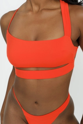 Rayne Top - Mango soft fabric swimwear women, resort swimwear for ladies