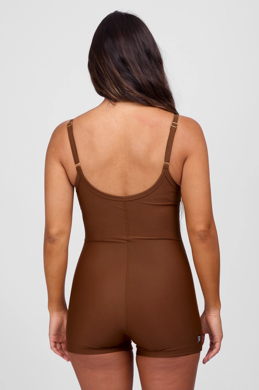 Rebecca Romper One Piece Swimsuit - Coconut