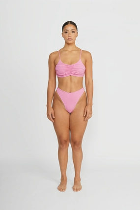 Reese Underwire Top - Bubblegum soft fabric swimwear women, resort swimwear for ladies