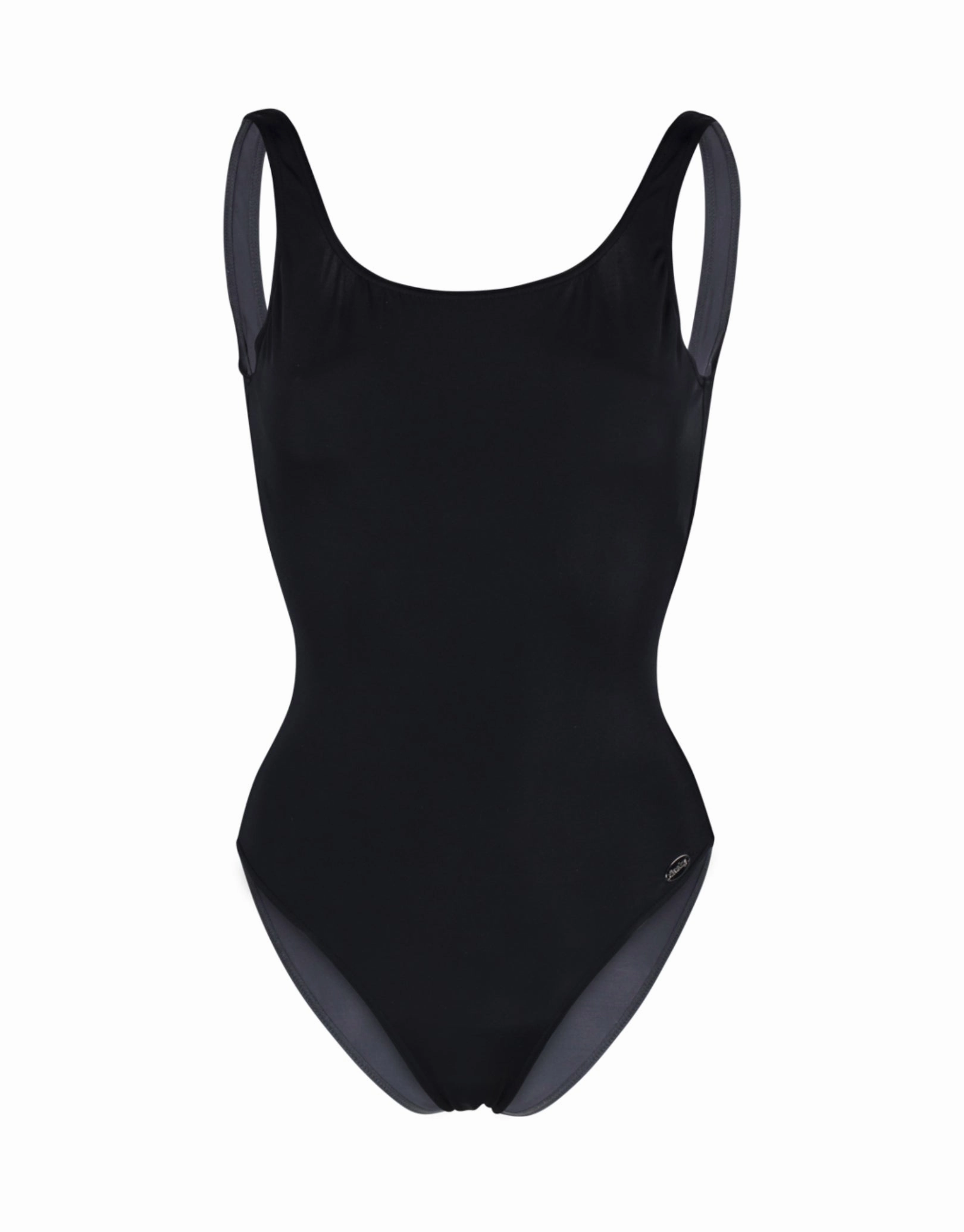 Regular U-Back Swimsuit - Black fashy swimwear collection, fashy thermal swimwear