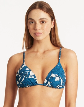 Retreat Tri Bikini Top - Lagoon full coverage swim tops, cute bikini tops