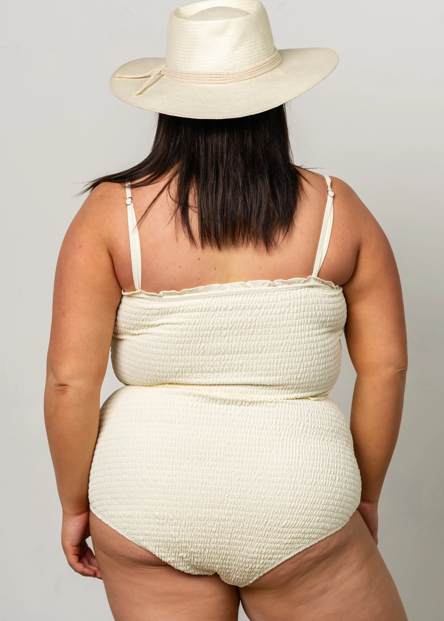 Ribbed Ivory | Bandeau Top