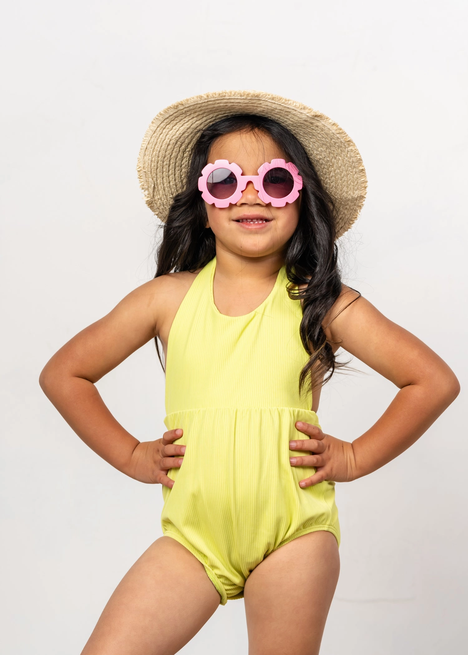 Ribbed Limelight | Baby Romper One-Piece
