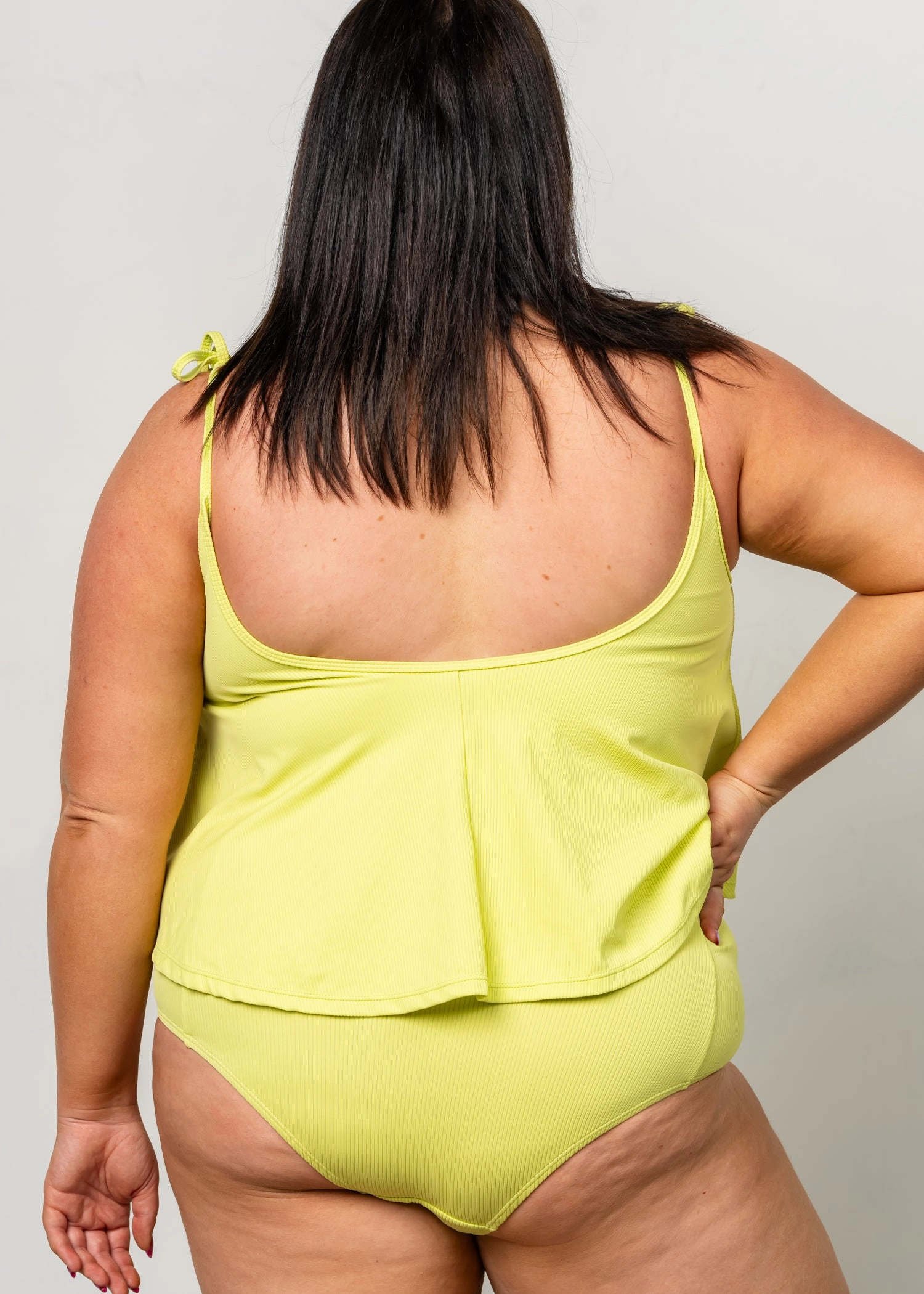 Ribbed Limelight | Mid-Rise Bottoms