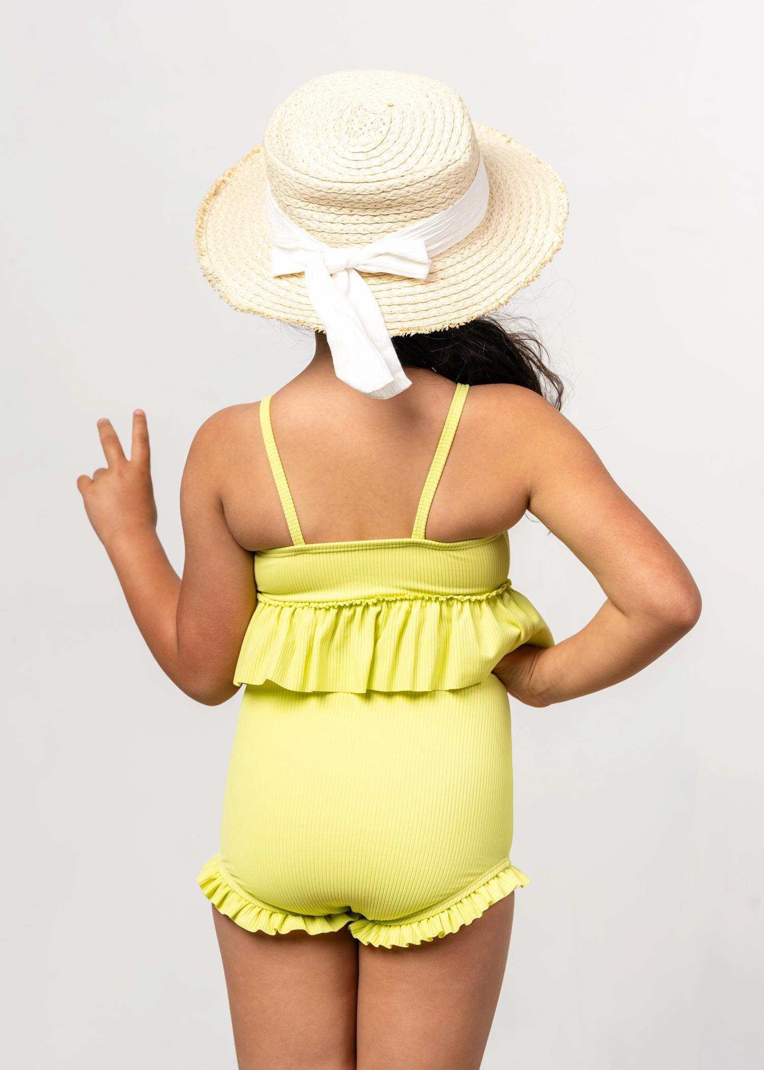 Ribbed Limelight | Mini All Ruffled Up Bottoms