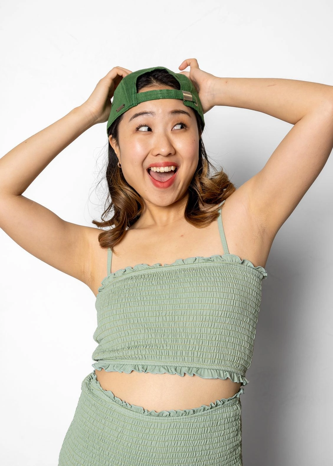 Ribbed Sage | Bandeau Top