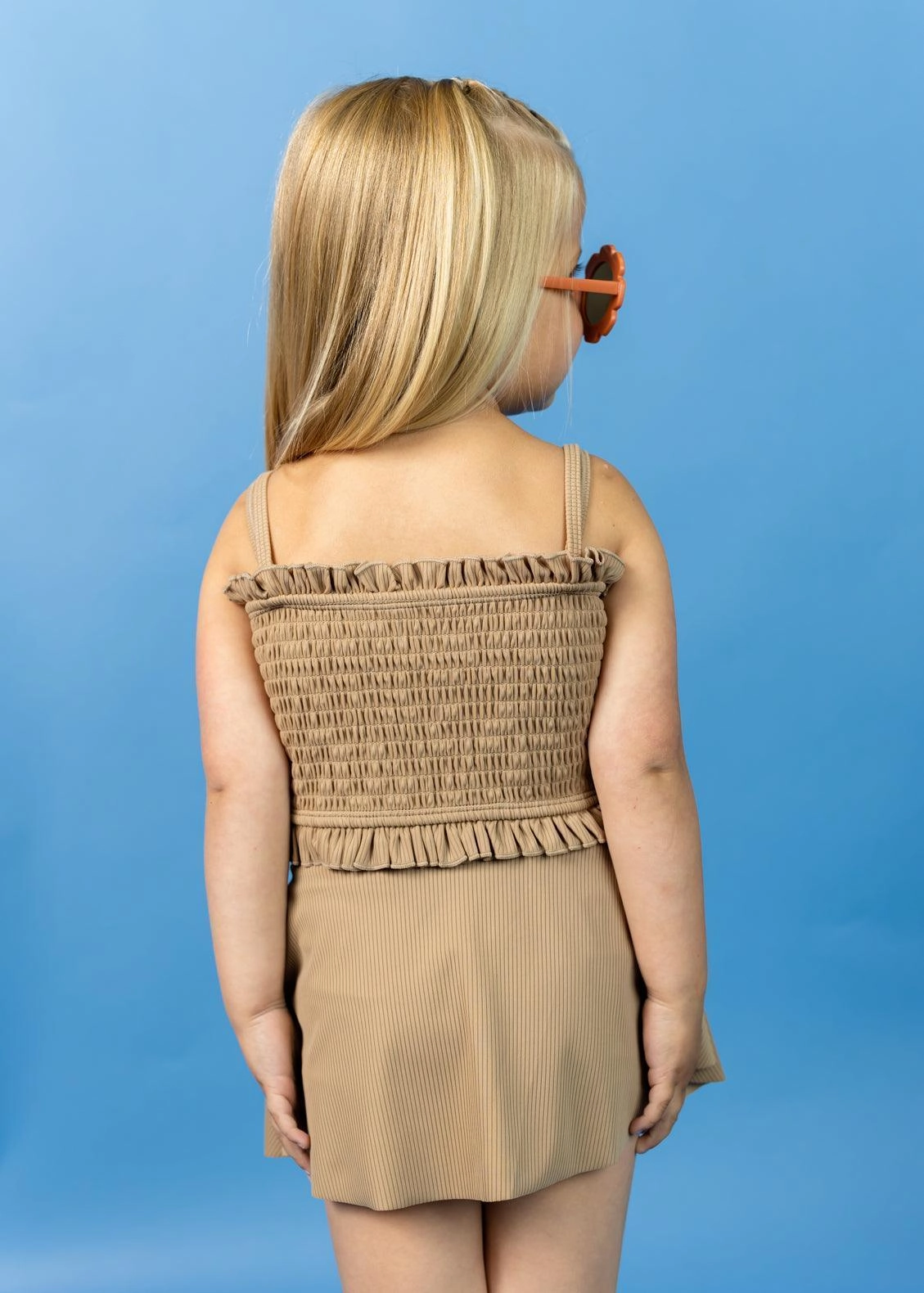Ribbed Sand Brown | Mini Who Wears Short Skirts