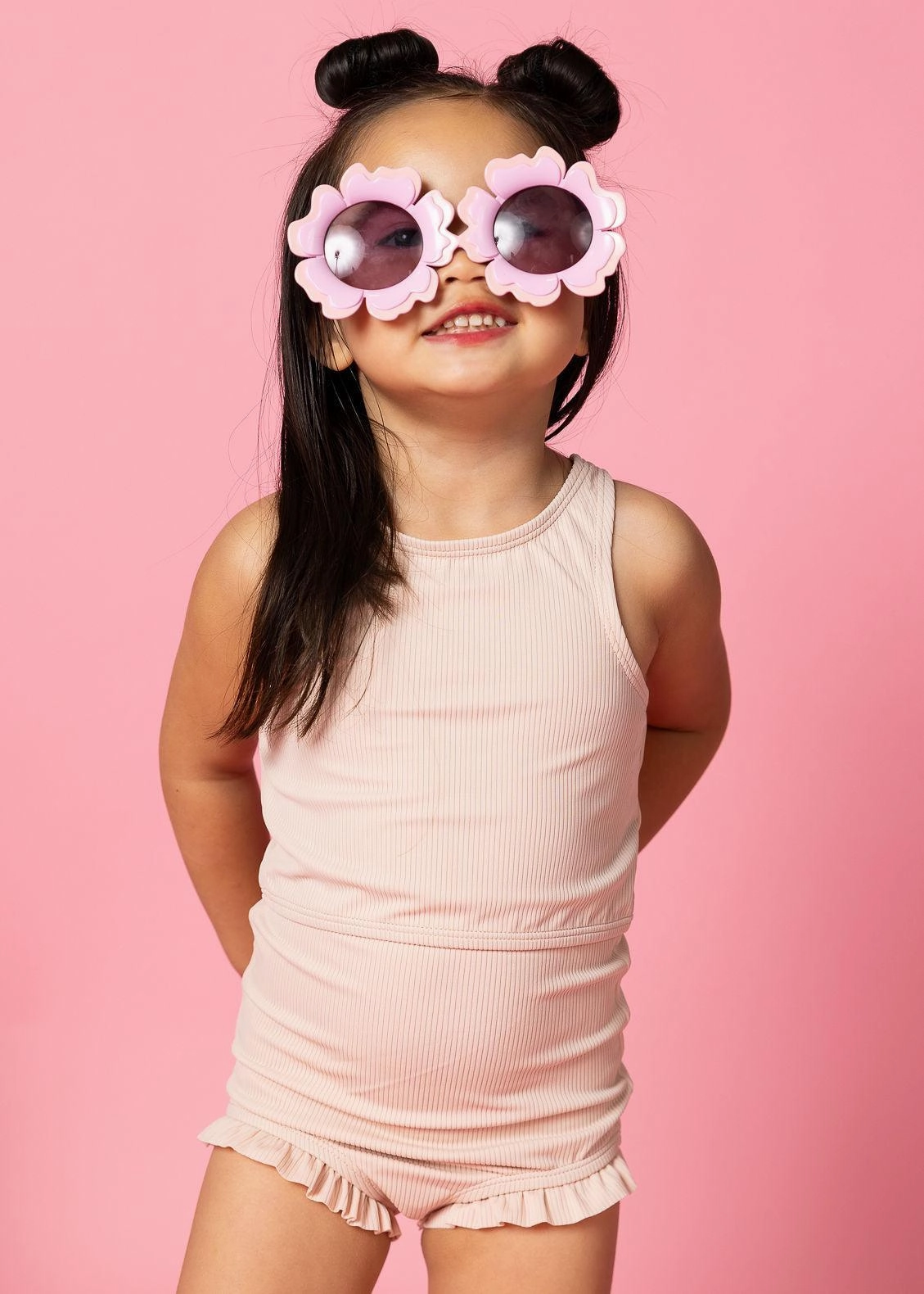 Ribbed Whipped Peach | Mini Racer Back Top