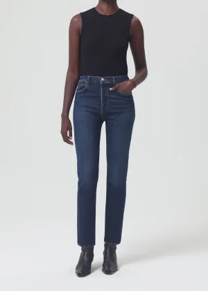 Riley Long High Rise Straight in Divided