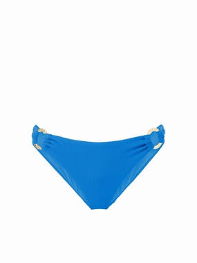 Ring Trim Bottom In Grotto Texture high waist swimwear women, swimsuit for women beachwear