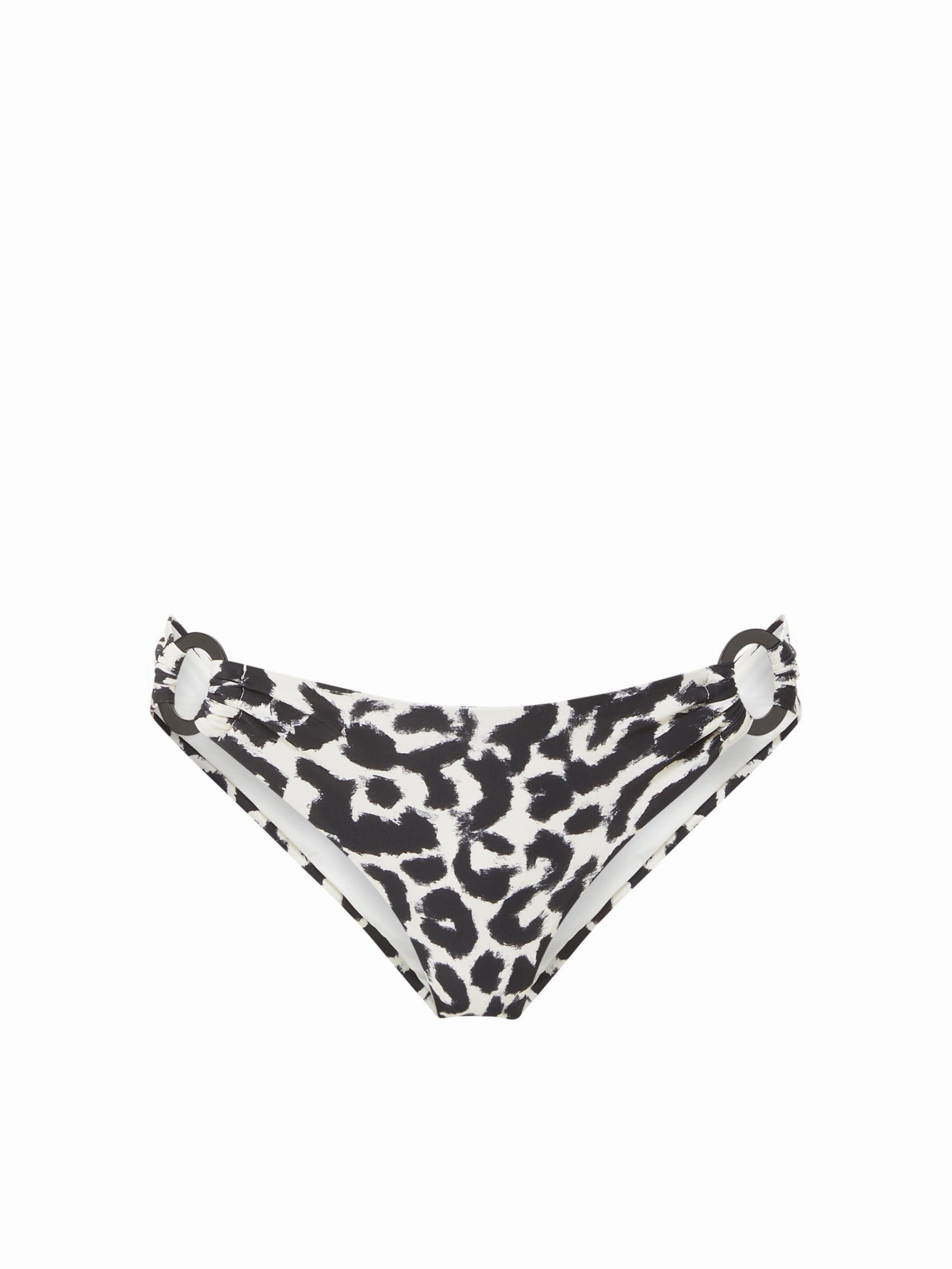 Ring Trim Bottom Mia Leopard fashionable beach swimwear, modern womens bikinis