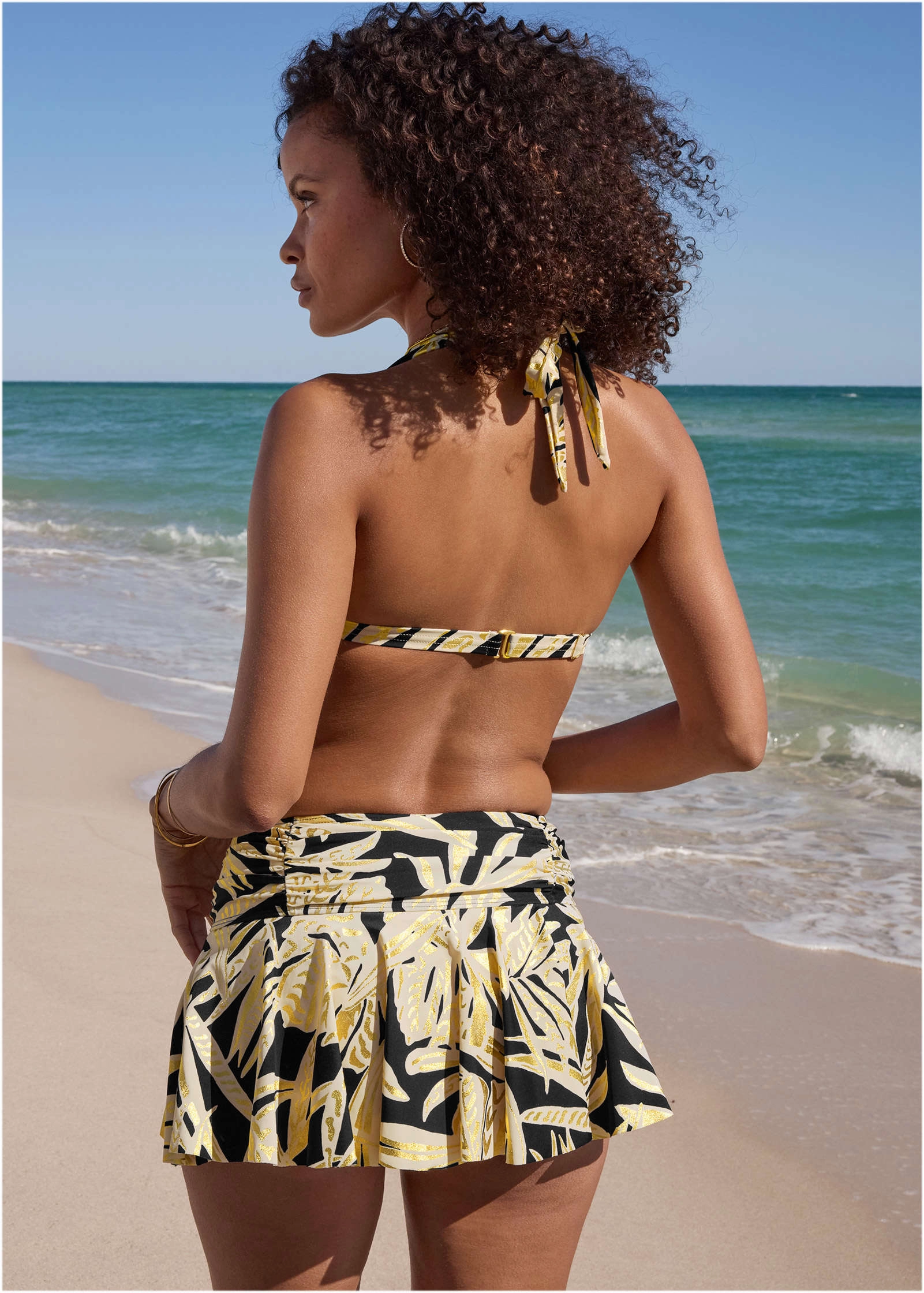 Rio Swim Skirt - Tricolor Jungle