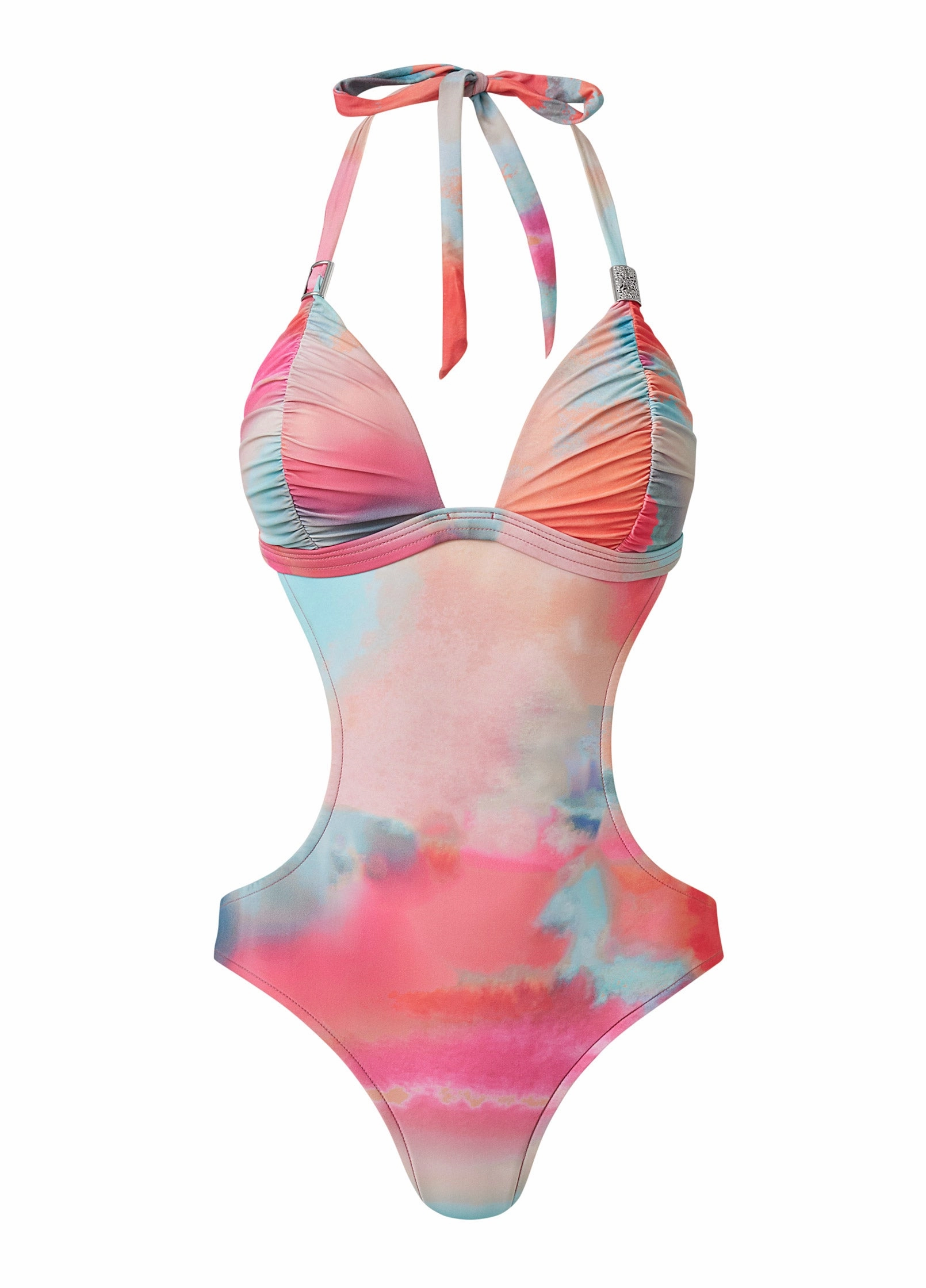 Ruched Goddess Monokini - Afterglow