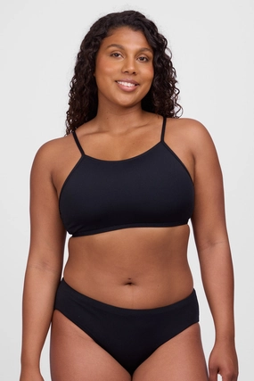 Ruth Bikini Top - Black all purpose swimwear, comfortable swimwear for everyone