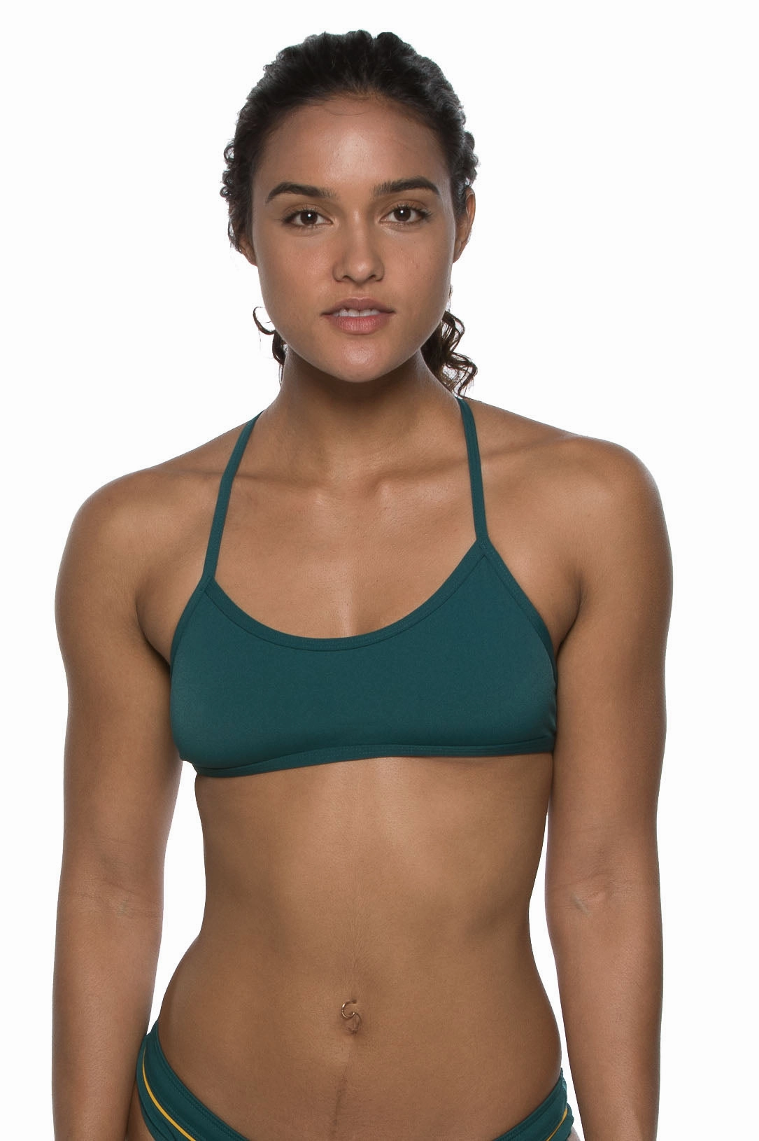 Ryan Bikini Top - Peacock inclusive swimwear styles, all season swimwear options