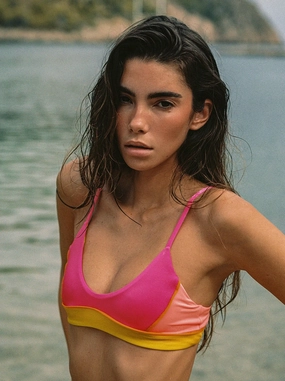 ryleigh top evia padded swim tops, sporty swimwear tops