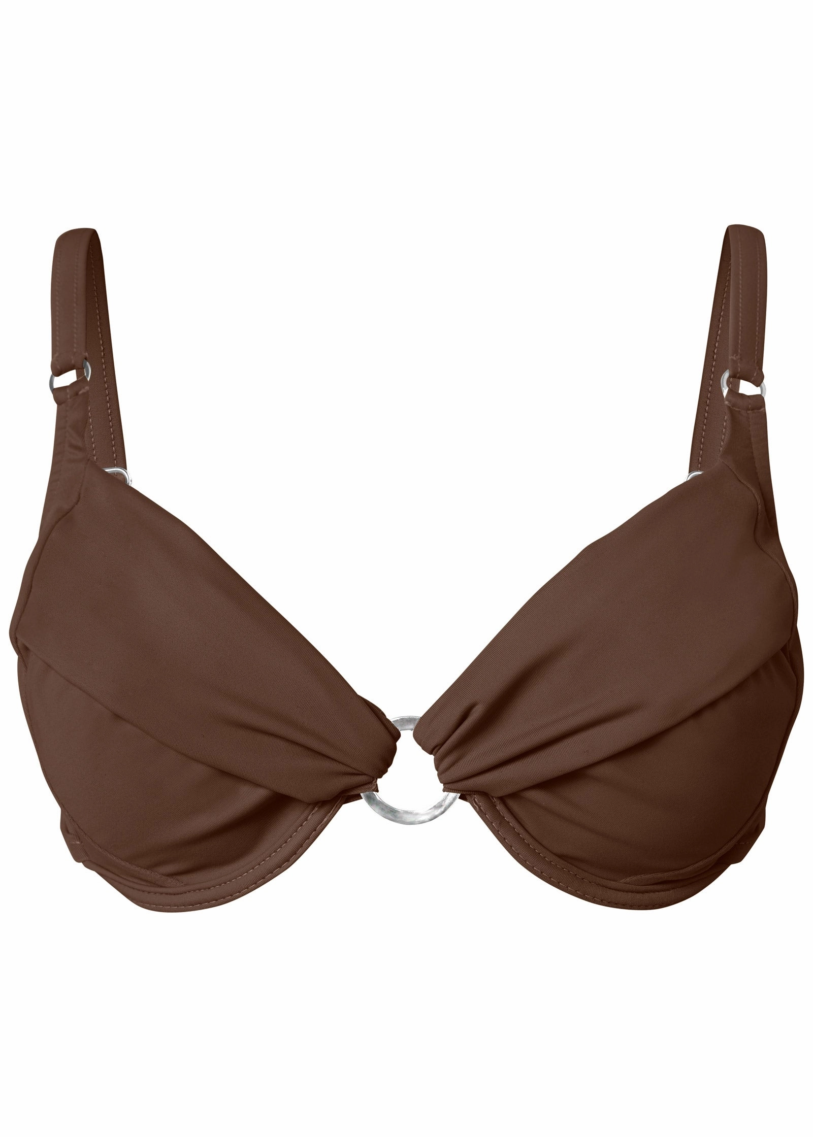 Sally Underwire Ring Top - Mocha
