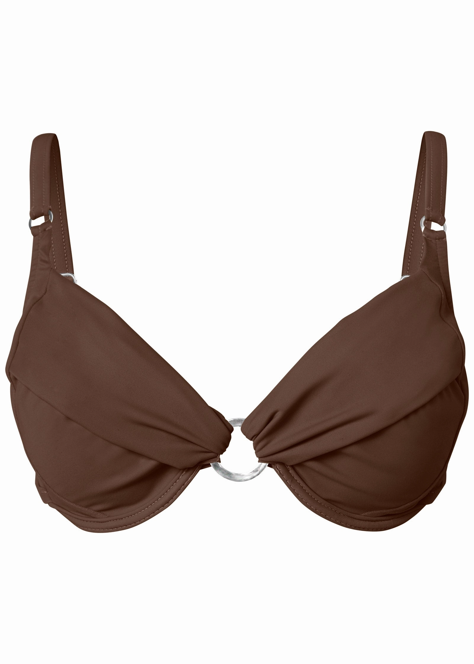 Sally Underwire Ring Top - Mocha