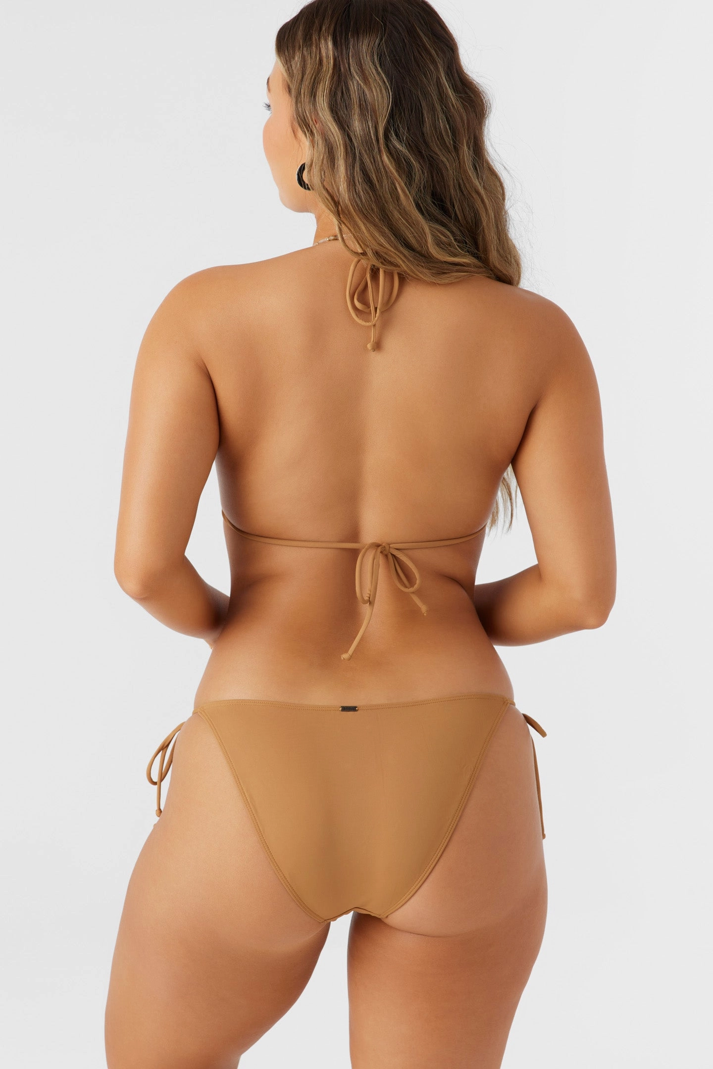 SALTWATER SOLIDS MARACAS TIE SIDE BOTTOMS classic women's swimwear, everyday swimwear for ladies