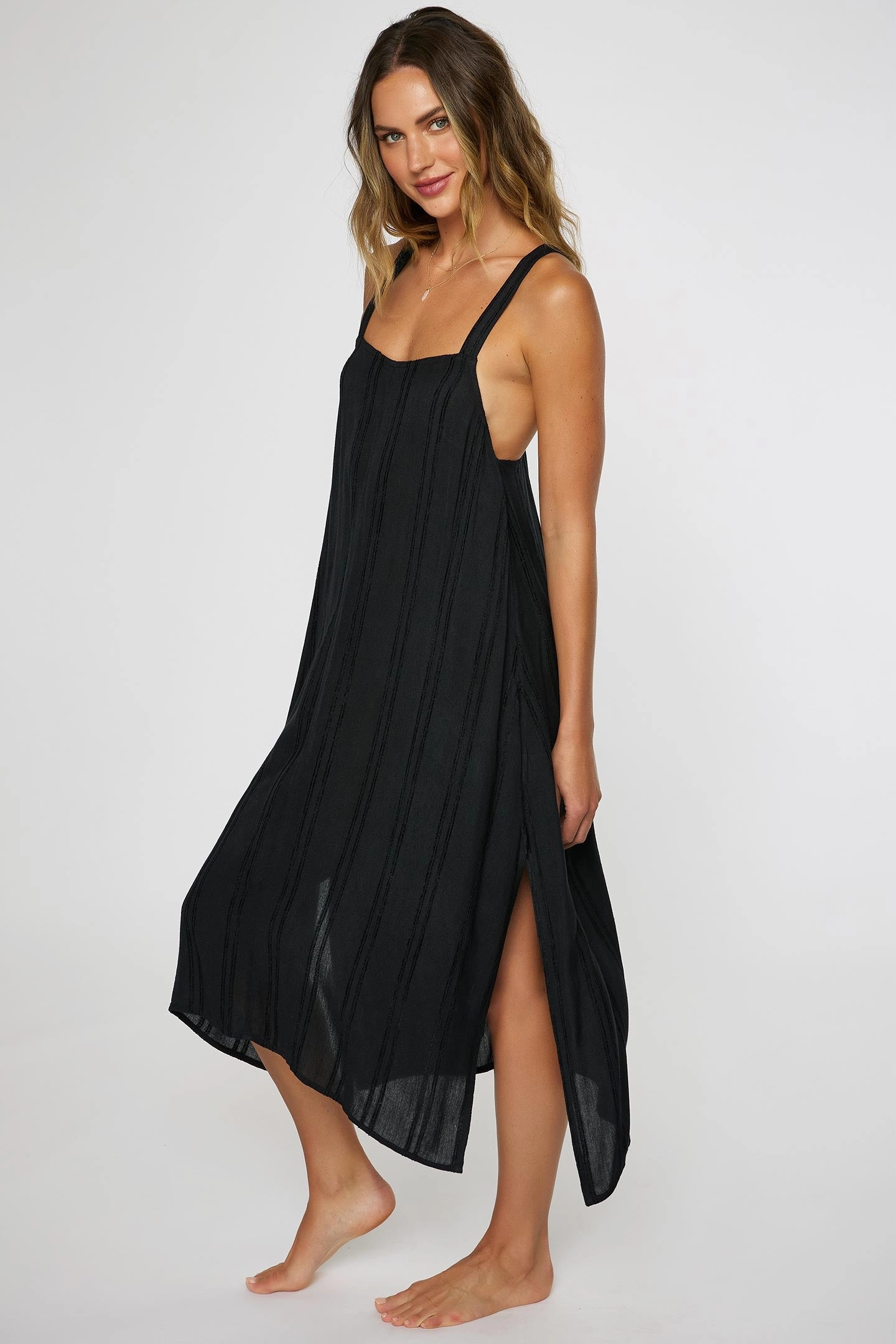 SALTWATER SOLIDS MIRANDA DRESS COVER-UP