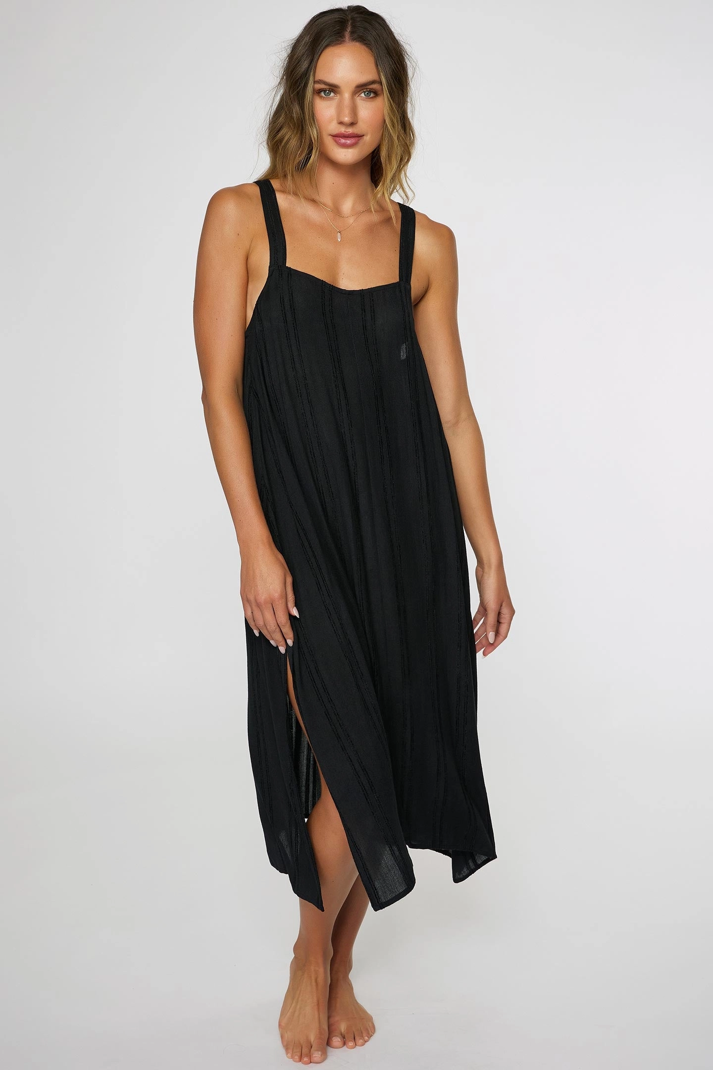 SALTWATER SOLIDS MIRANDA DRESS COVER-UP