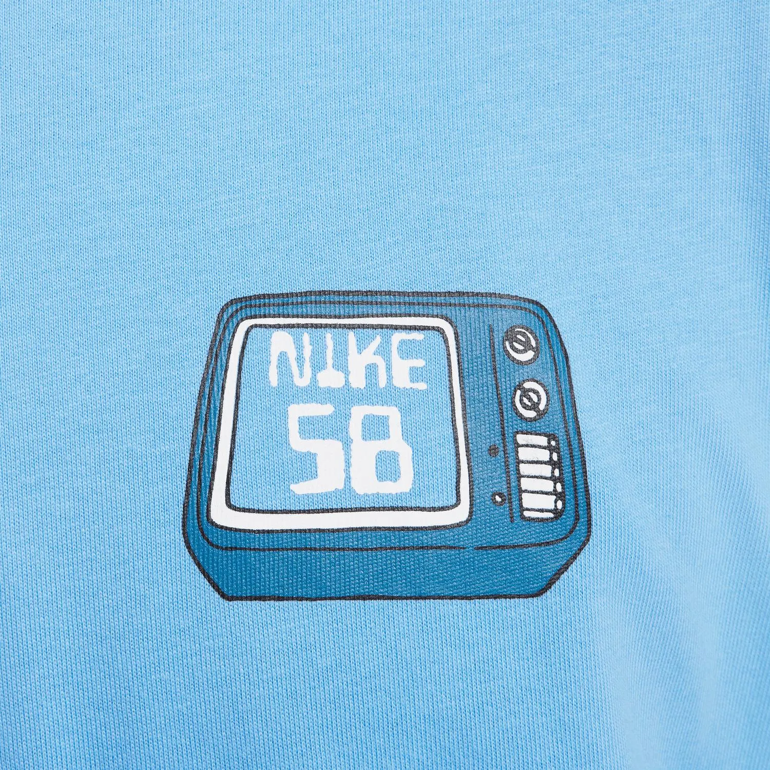 Sb Brainwash Skate Long Sleeve T-Shirt In University Blue