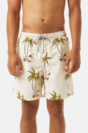 Schooner Volley Trunk In Wool mens beach swimwear, quick dry mens swimsuits