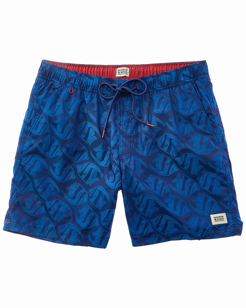 Scotch & Soda Low Tide Swim Trunk summer mens swimwear, mens athletic swimwear