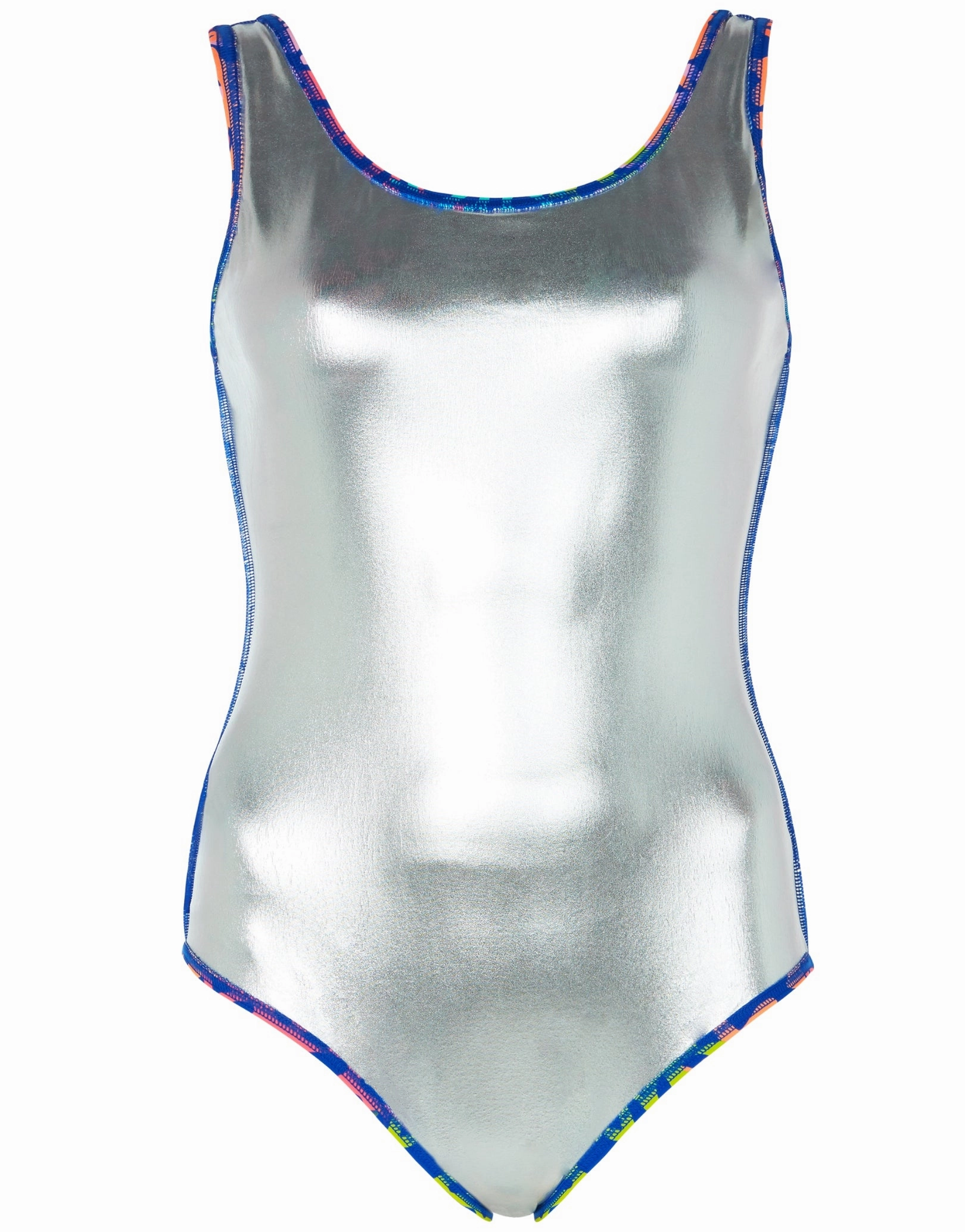 Sea Change Thermal Ecofeel Scoopback Swimsuit - Blue/Multi