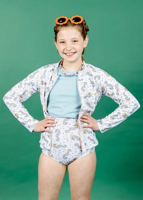 Sea-Haw | Youth High-Waisted Bottoms toddler girl swimwear, summer swimwear for girls