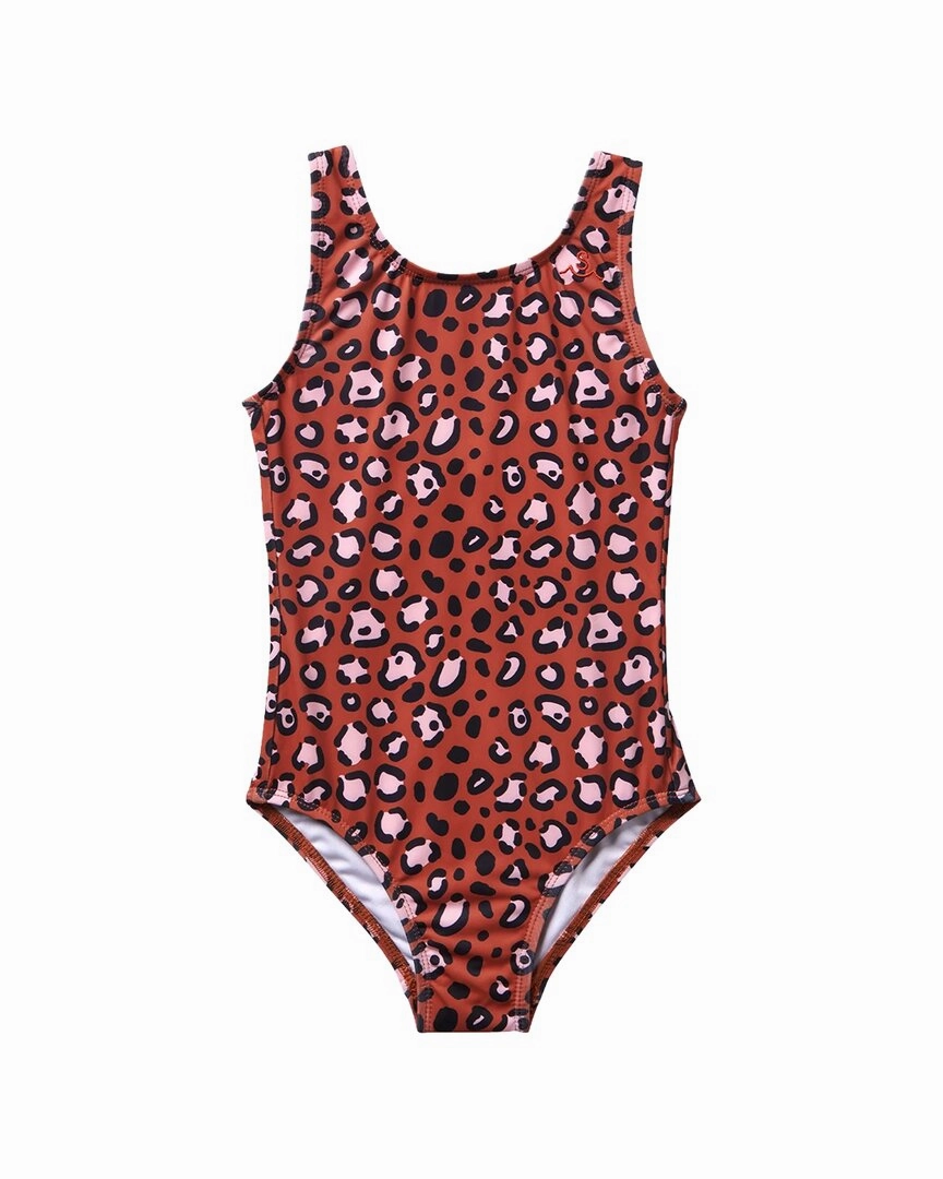 Seaesta Surf Calico Crab Hibiscus Swimsuit cute swimsuits for teen girls, modest teen swimwear